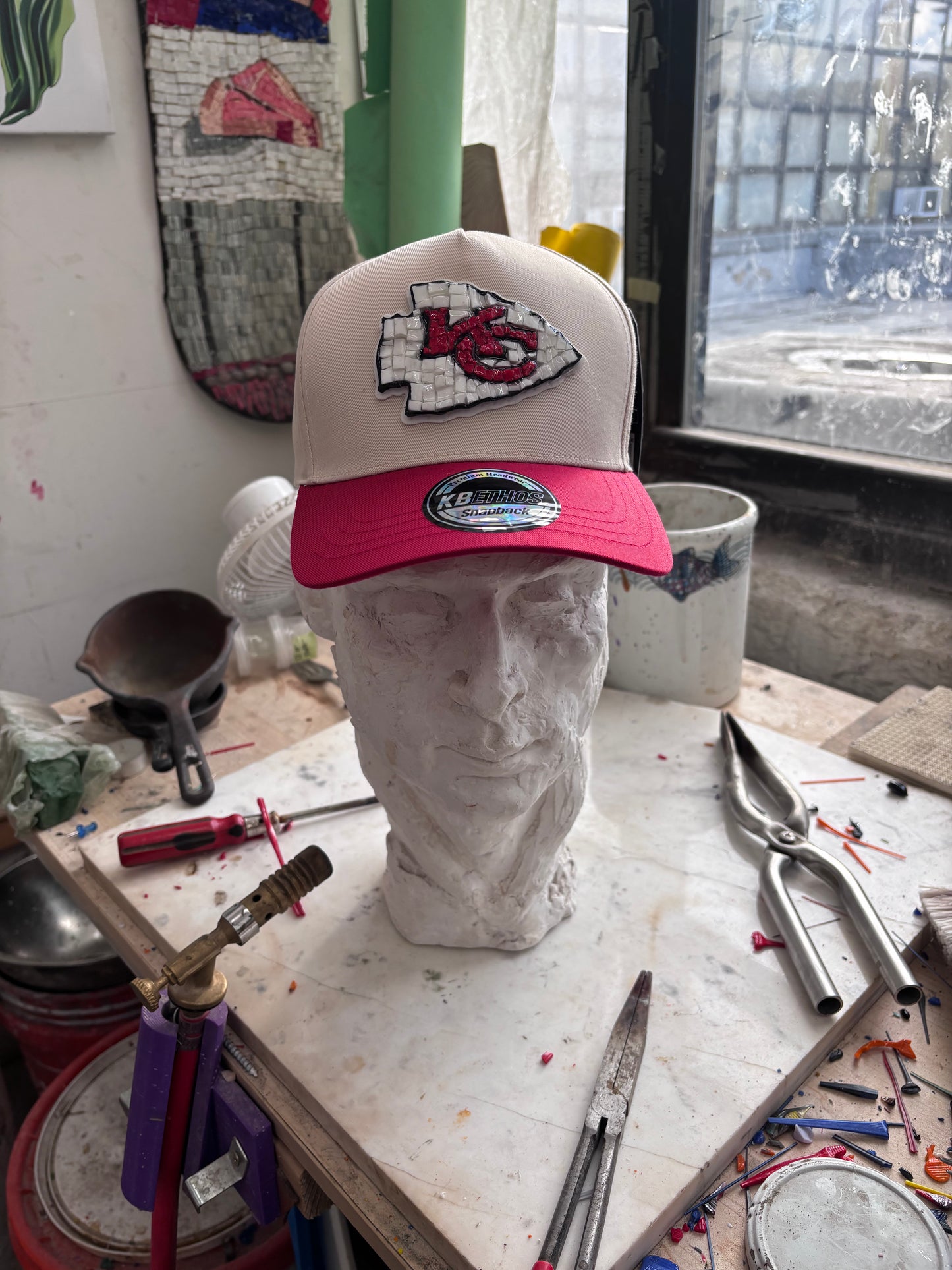 Chiefs Glass Mosaic Baseball Cap