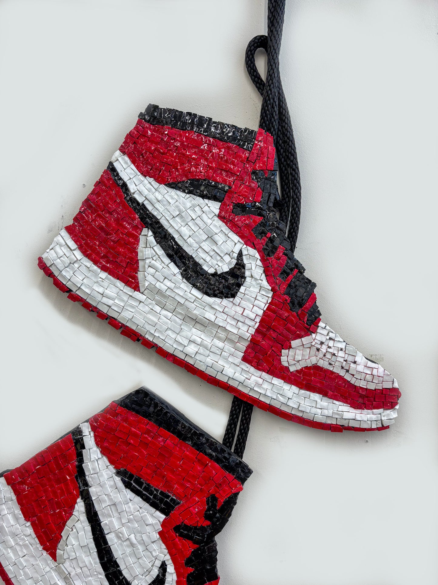 Nike Jordan Chicago Mosaic Wall Art