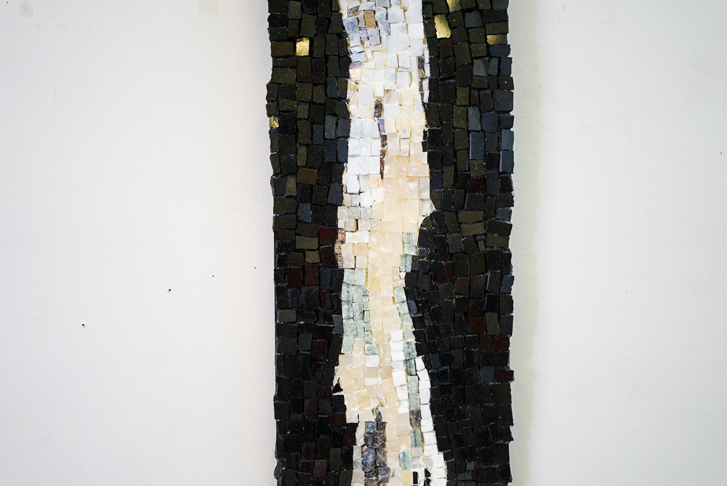 Subway Spirit 1. Marble and Granite Roman Style Mosaic on Skateboard