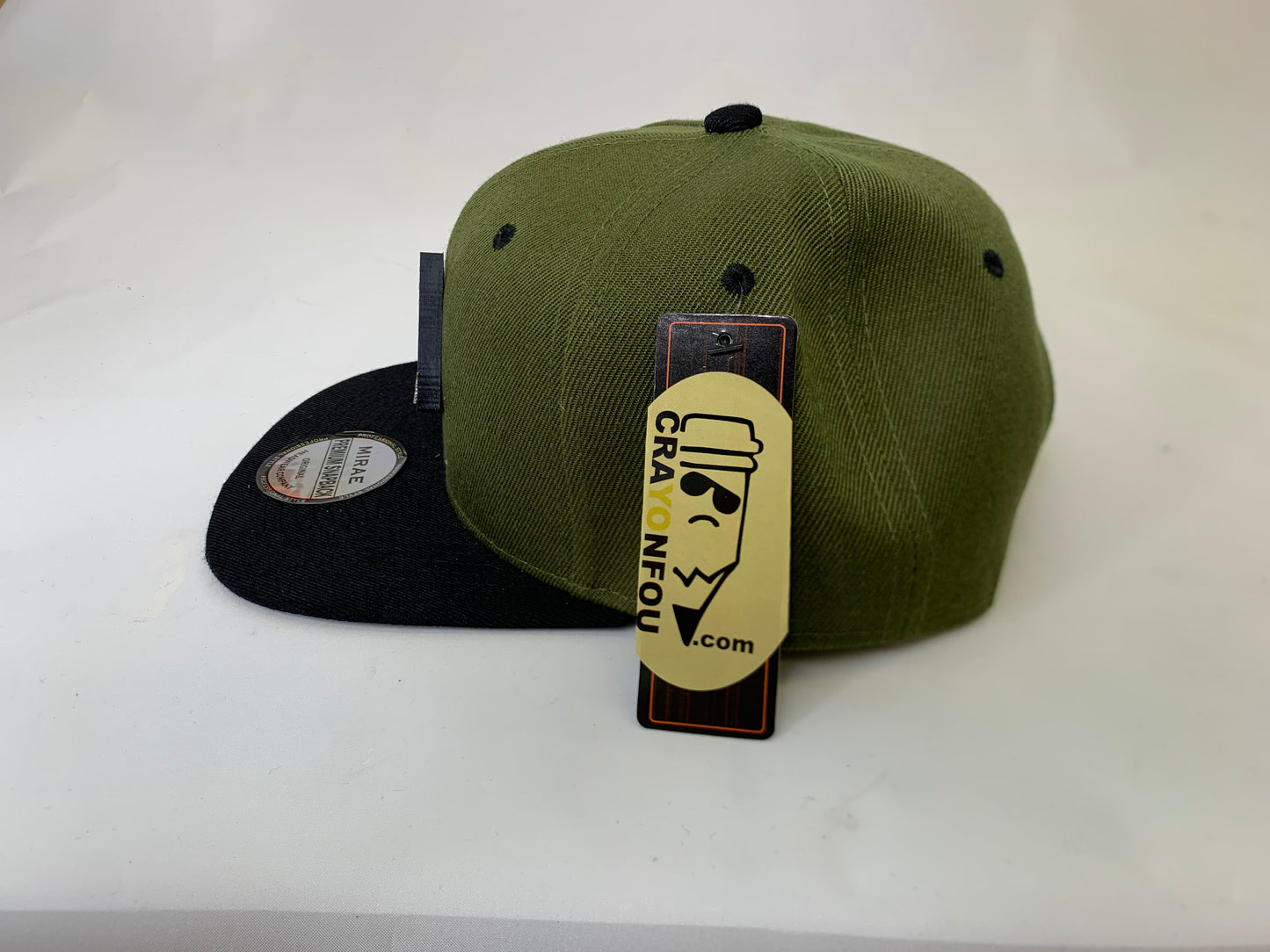 Green and Black Jean-Michel Mosaic Crown Hat
