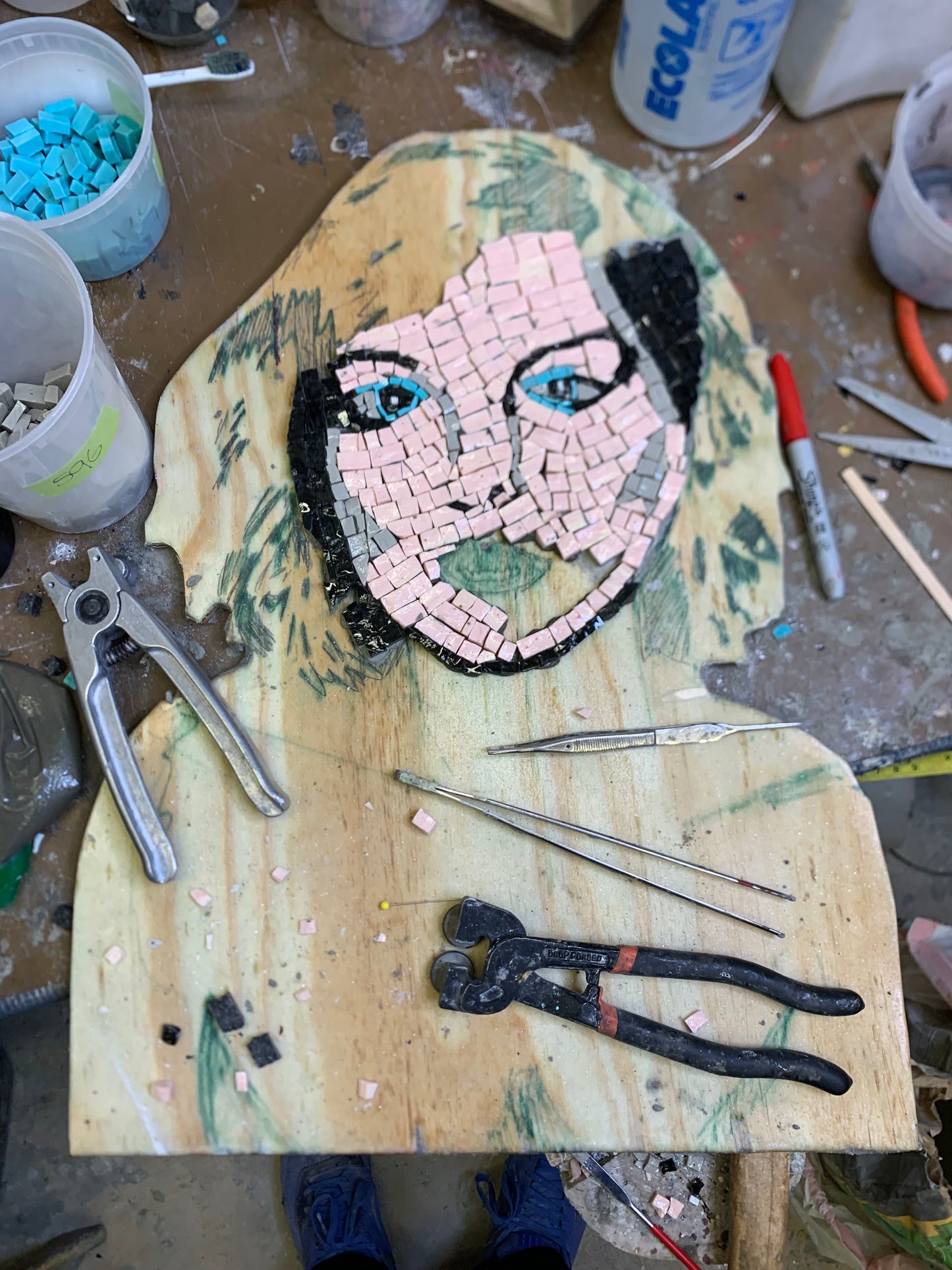Debby Harry Roman Style Mosaic