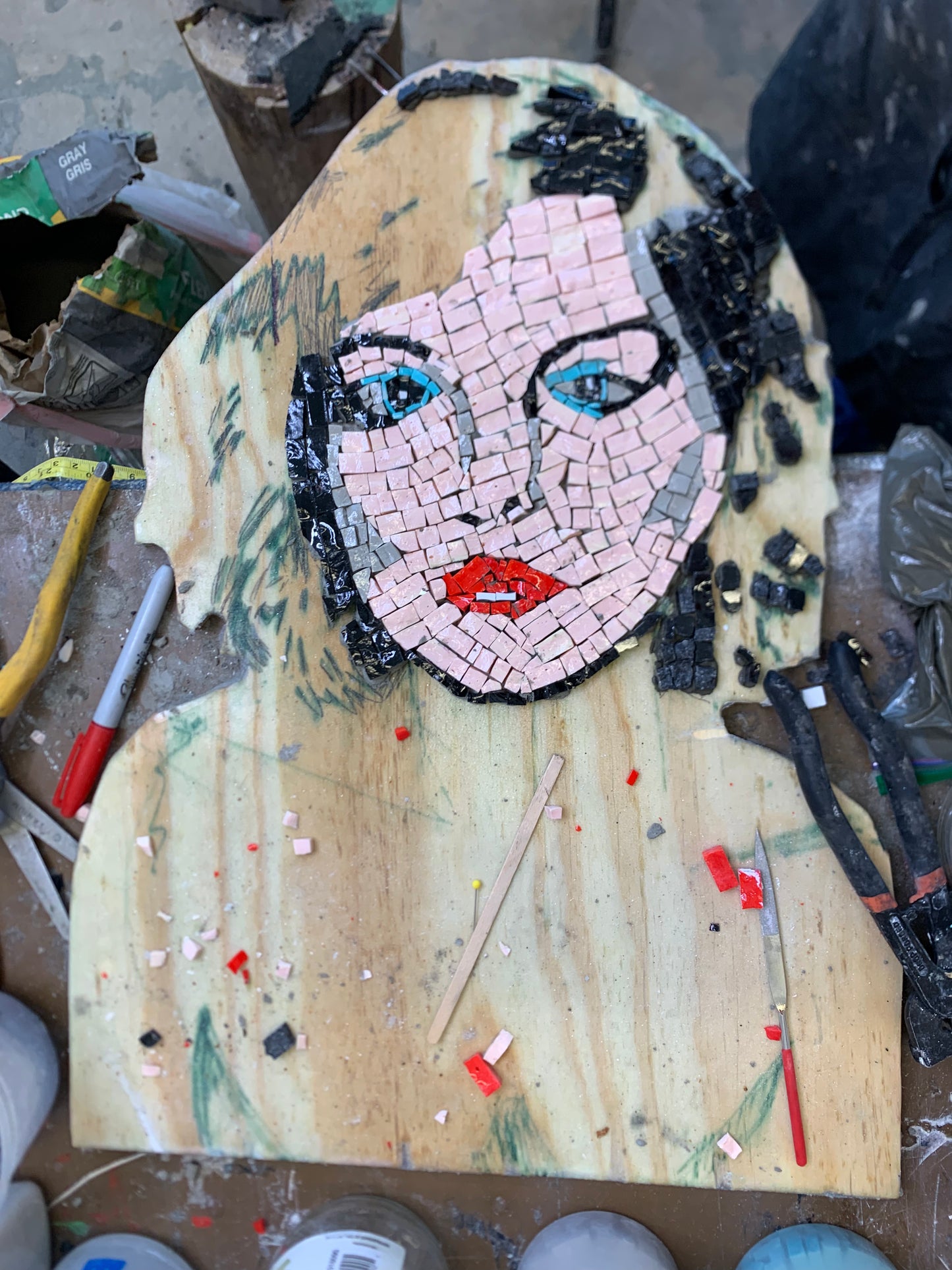 Debby Harry Roman Style Mosaic