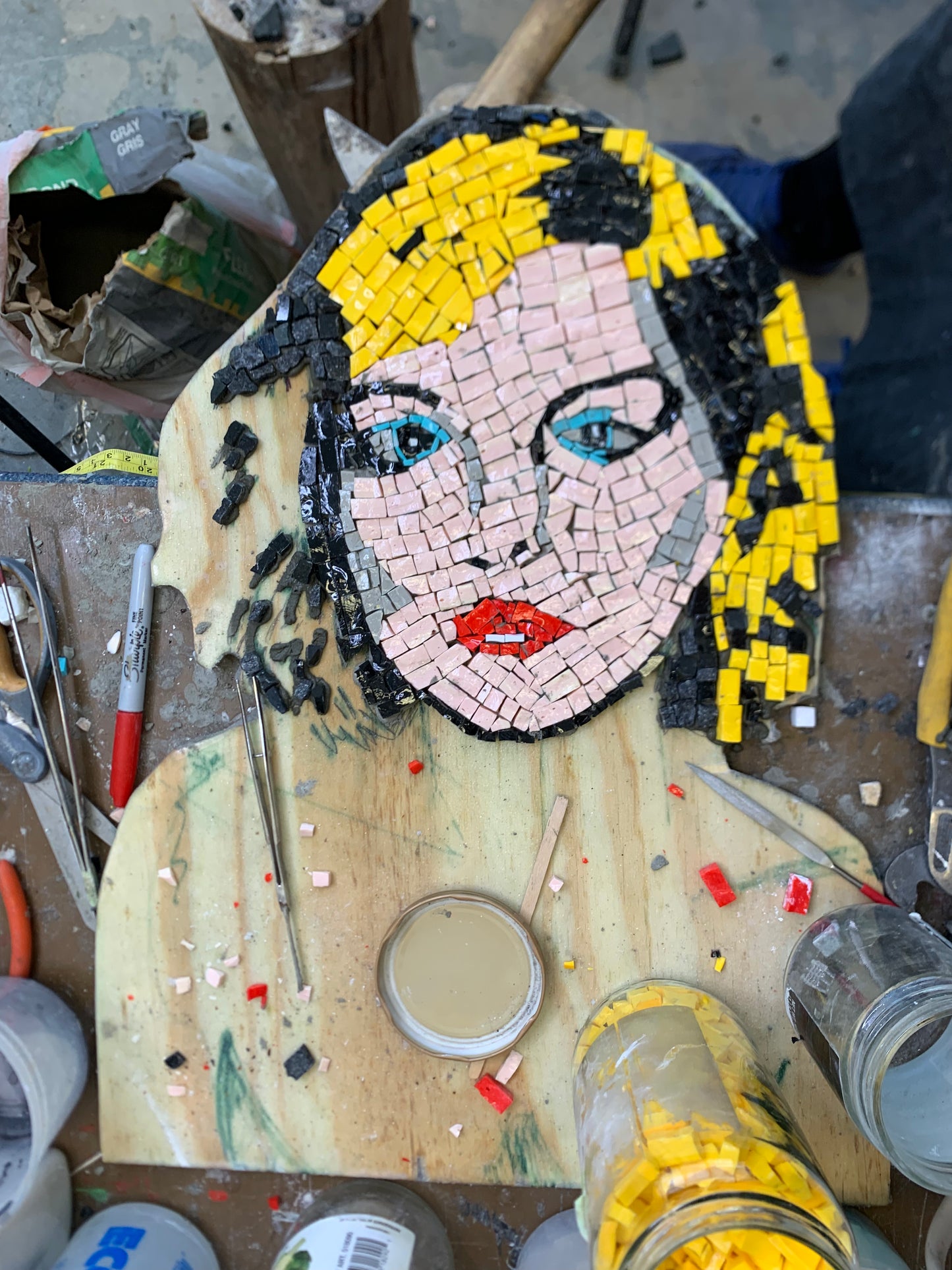 Debby Harry Roman Style Mosaic