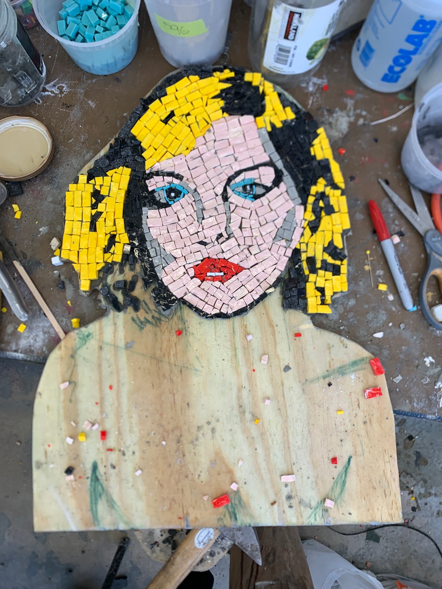 Debby Harry Roman Style Mosaic