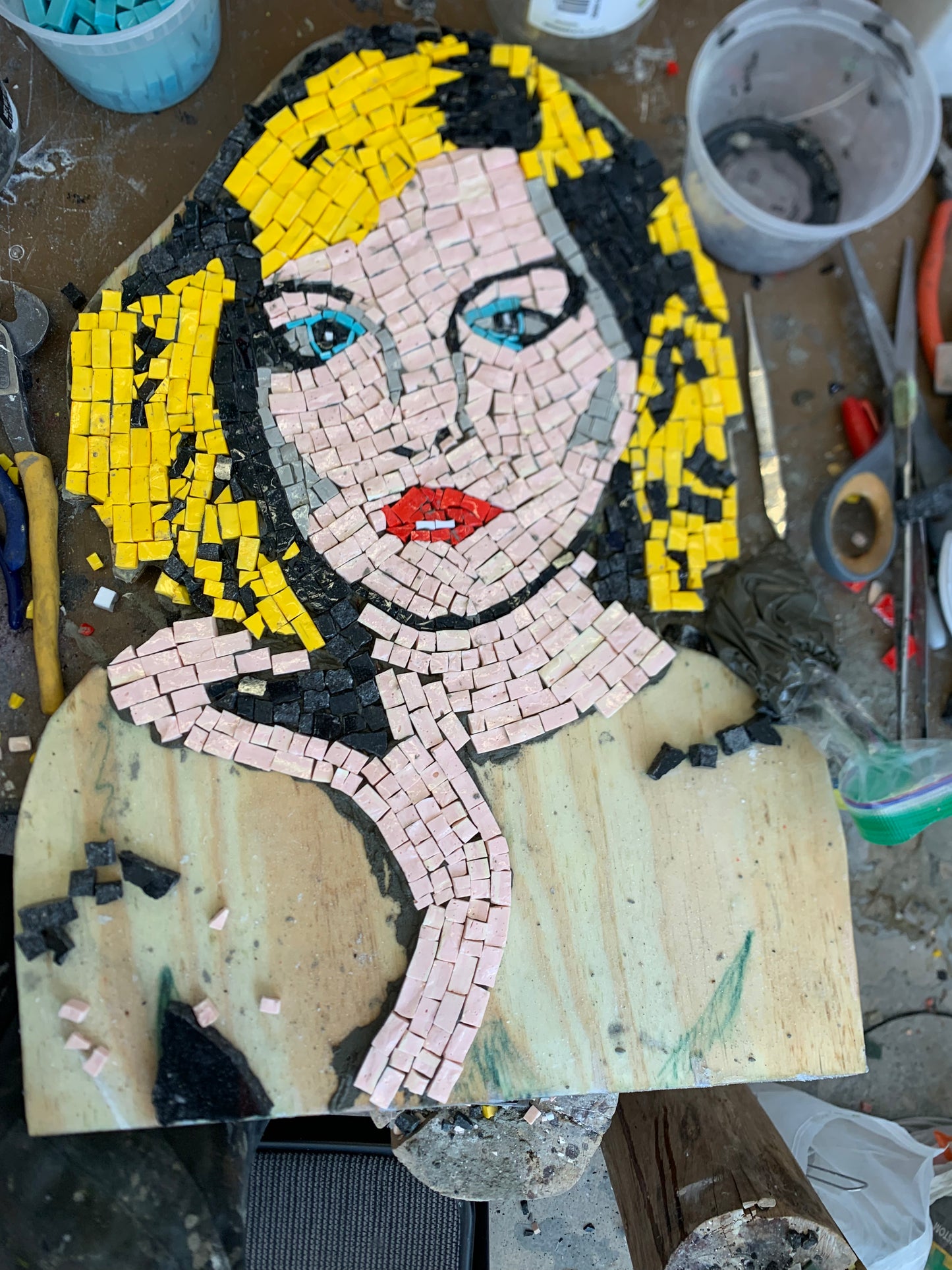 Debby Harry Roman Style Mosaic