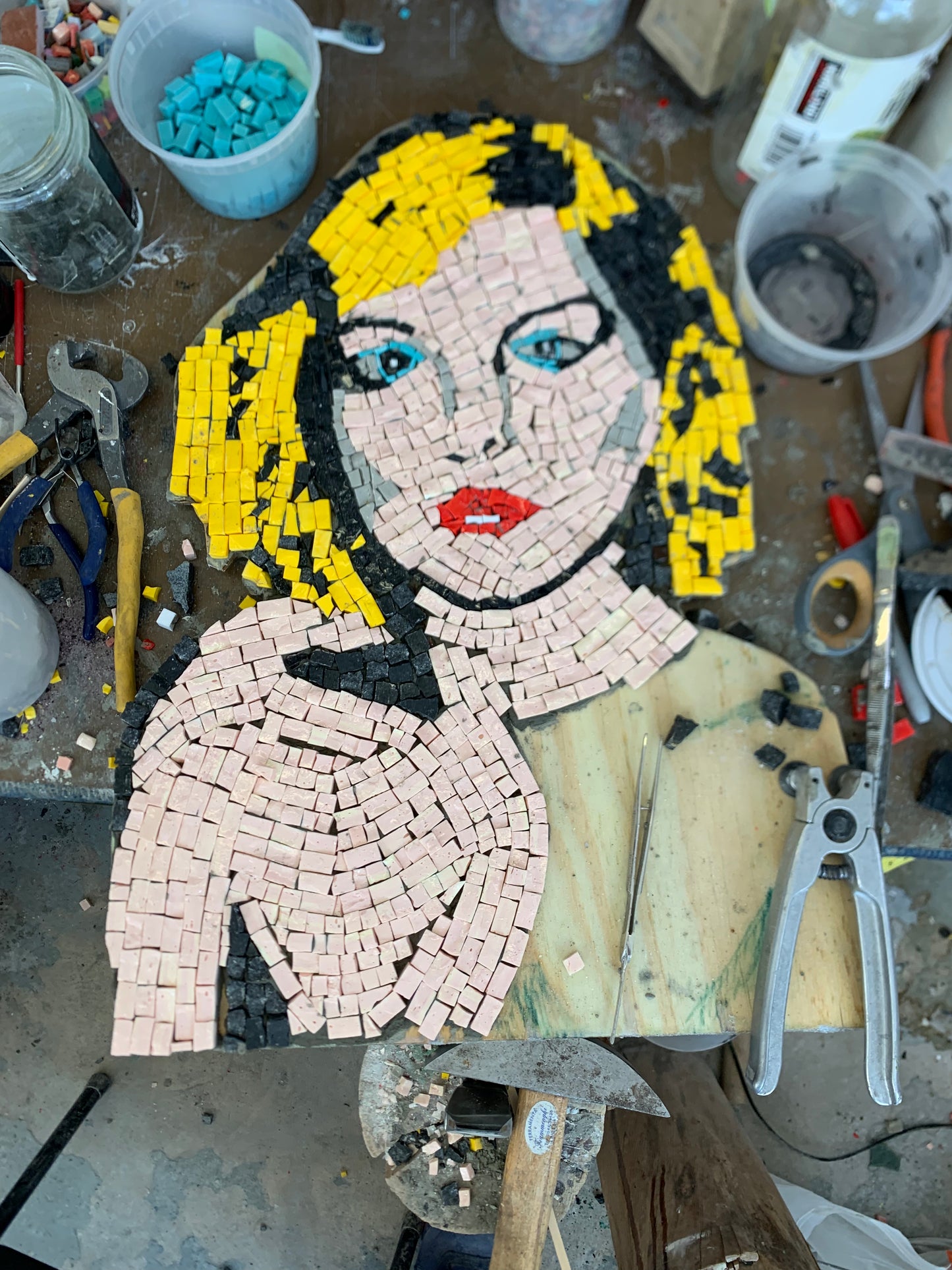 Debby Harry Roman Style Mosaic