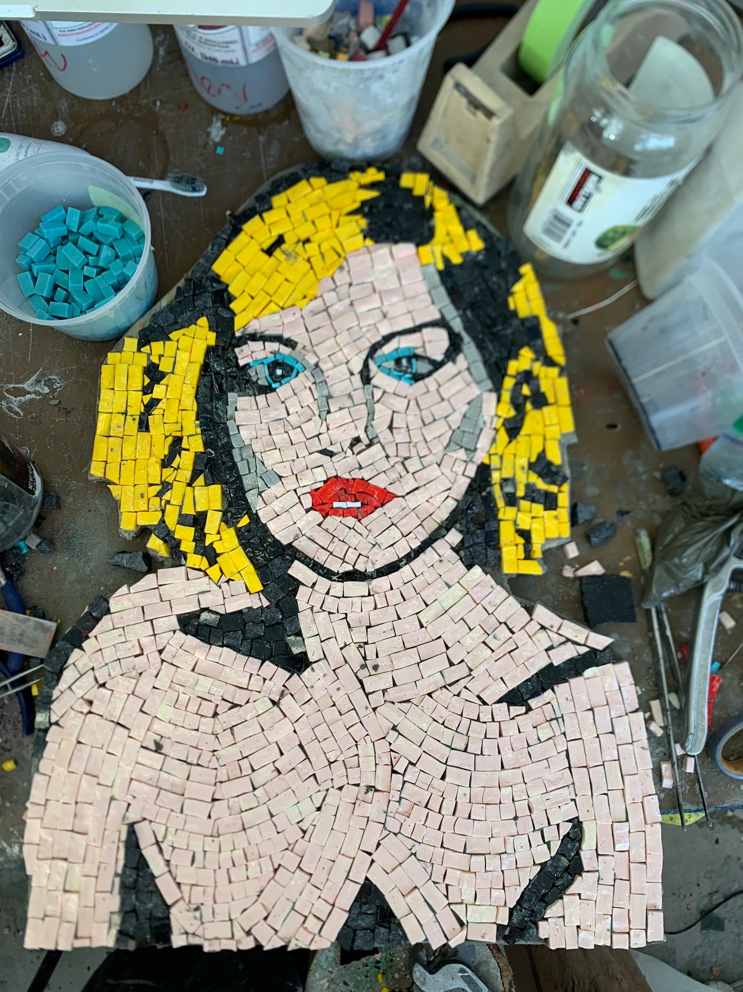 Debby Harry Roman Style Mosaic