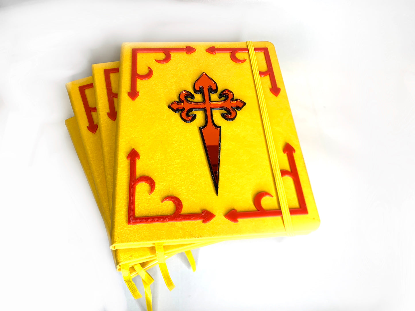 Order of Santiago Hard Cover Journal with Laser Cut Cross