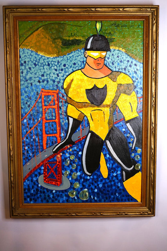 champagnolo over San Francisco oil painting