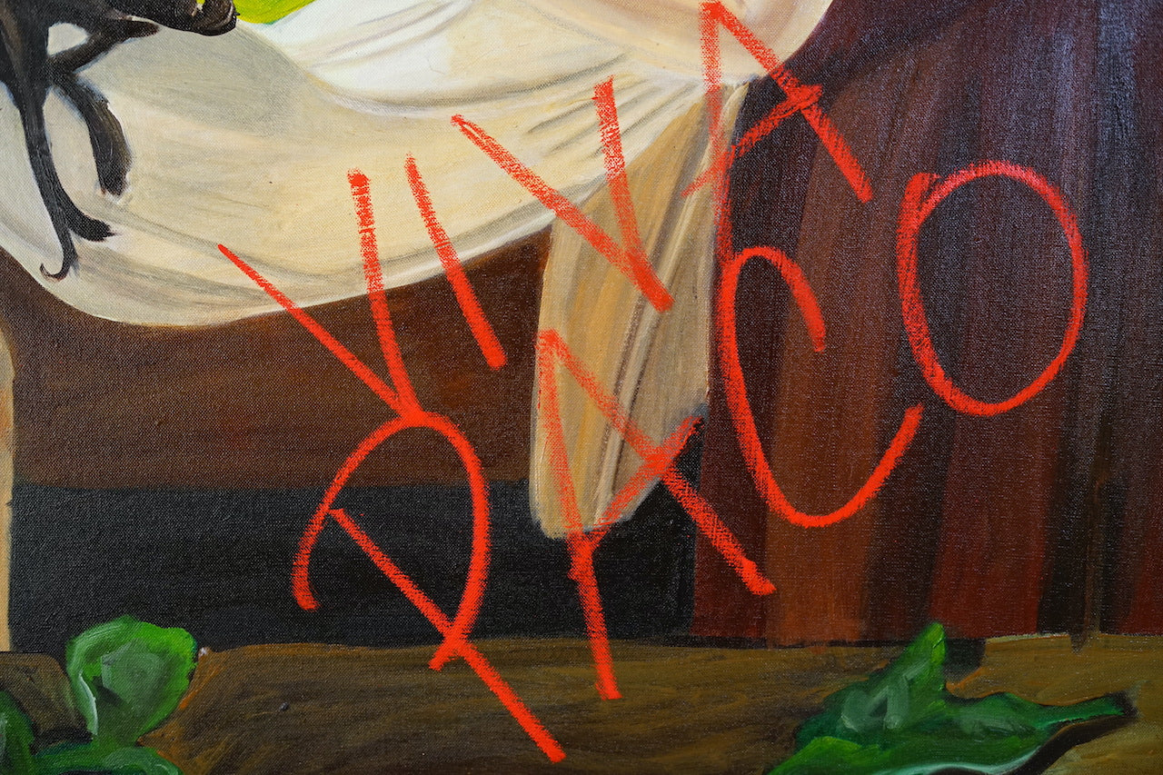 The Death of Chateaubriand. Oil on Canvas. 1998, reworked on 2020