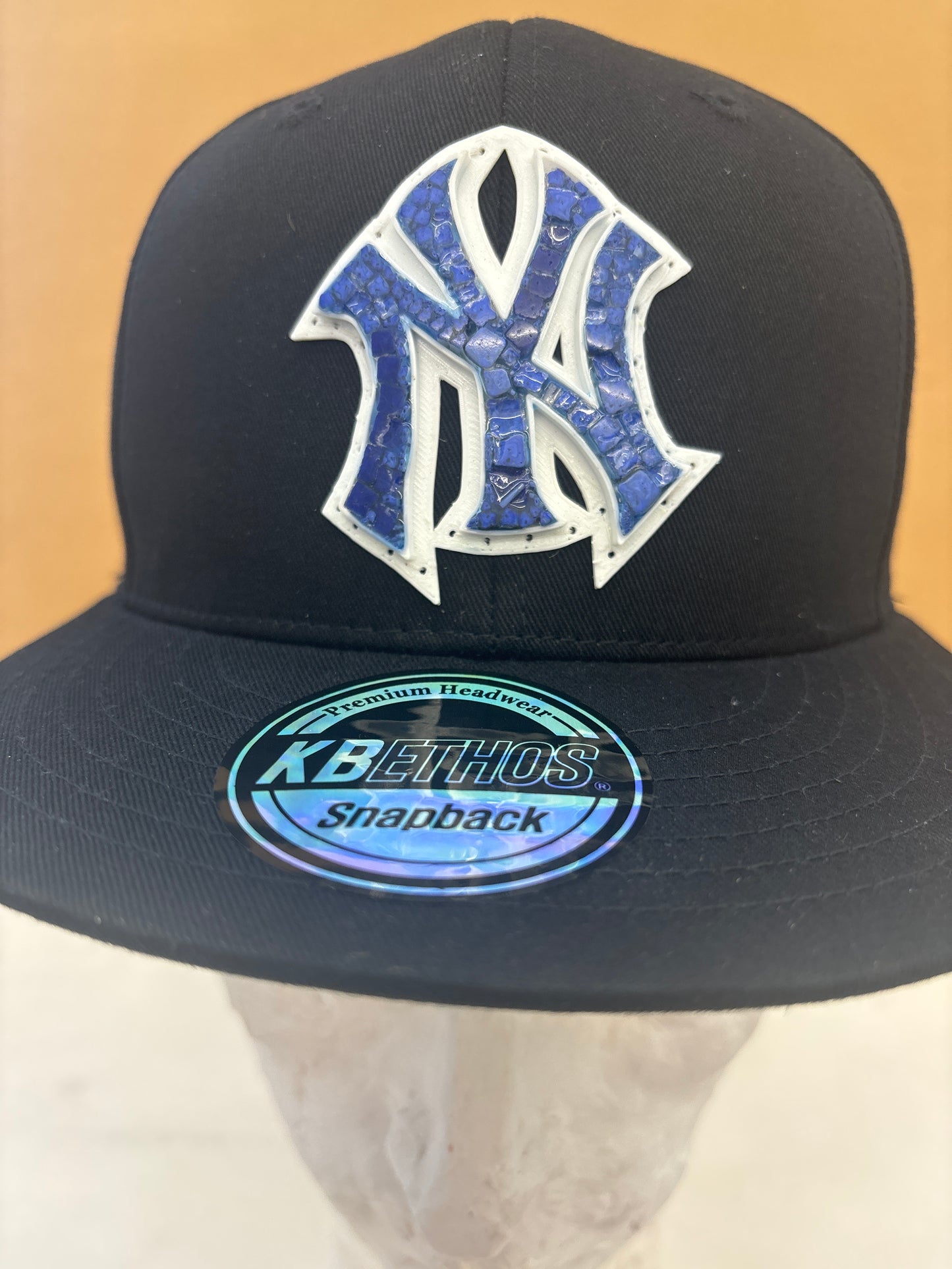 NY Yankees micro mosaic Baseball Cap