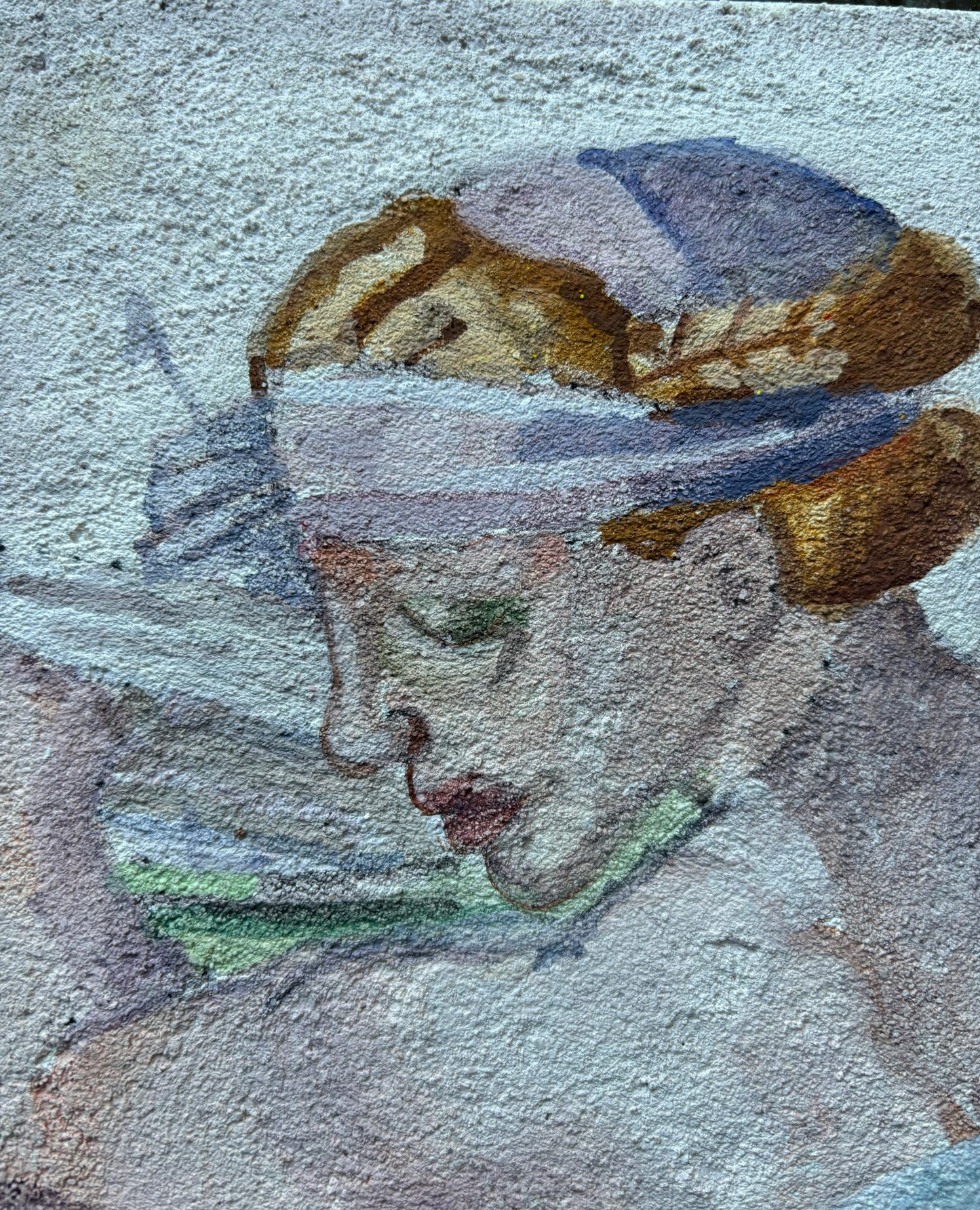 Fresco Painting of The Lybian Sybil From the Sistine Chapel