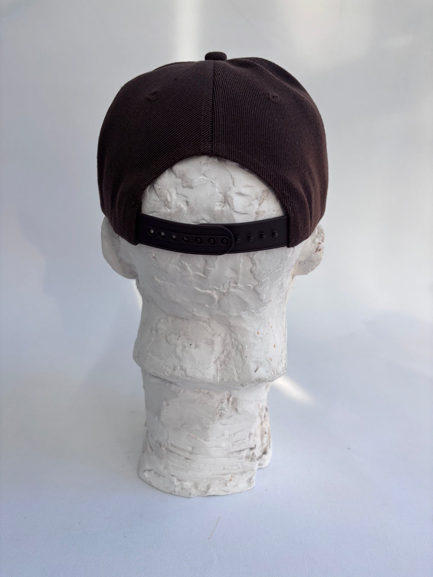 Adjustable  brown  6 panel trucker hat with yellow glass  Mosaic Basquiat crown