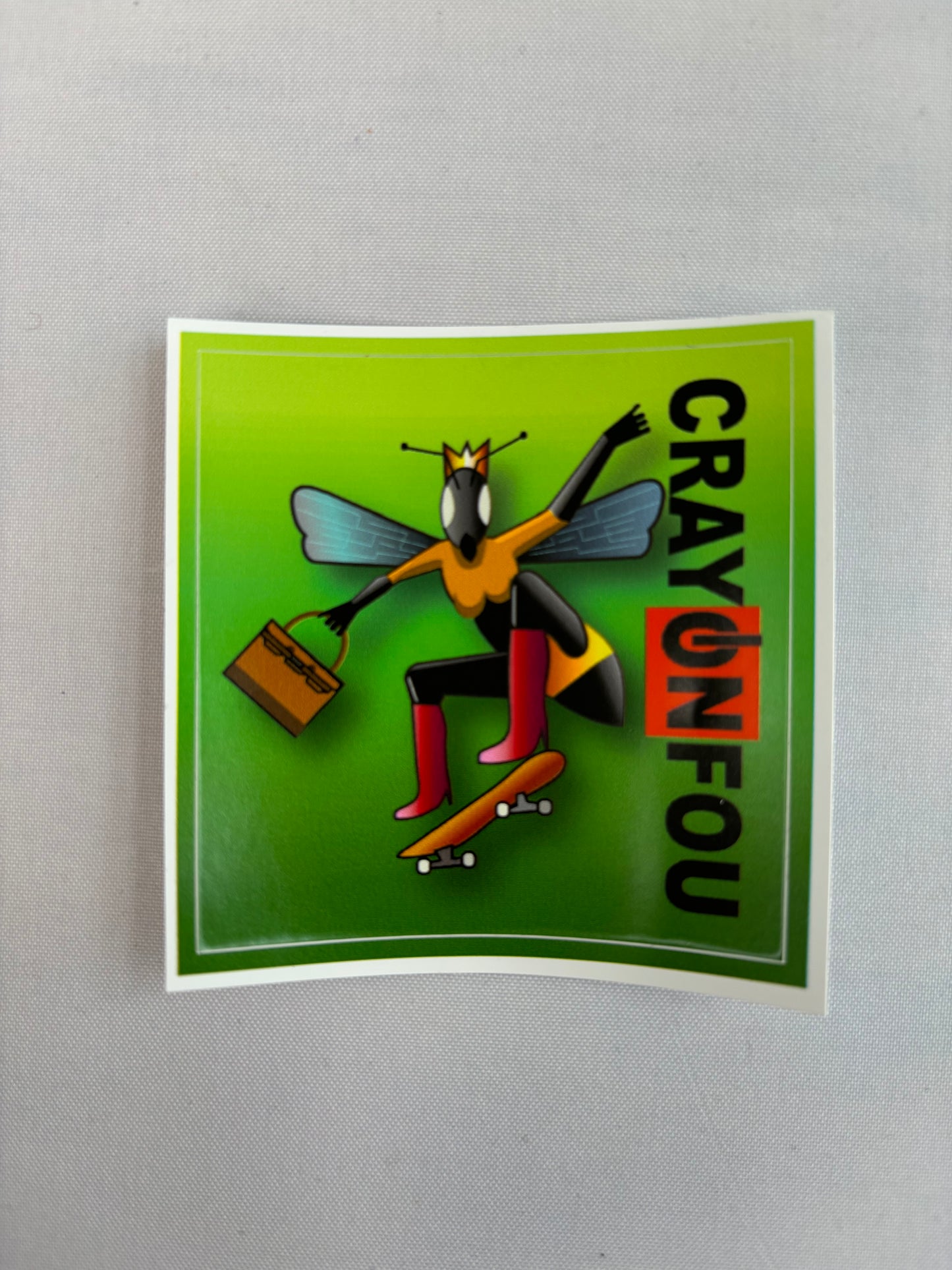 Crayonfou Stickers Pack of Five featuring the Hooker Bee