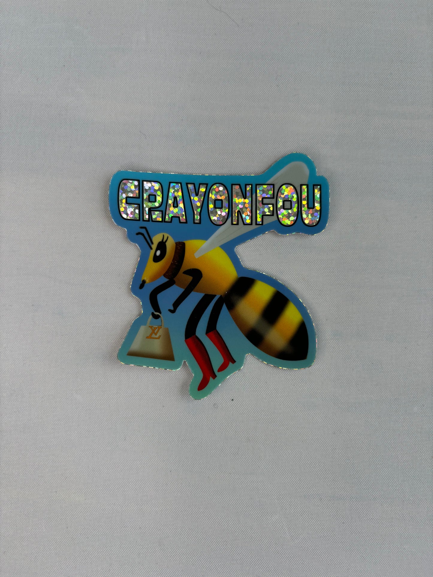 Crayonfou Stickers Pack of Five featuring the Hooker Bee