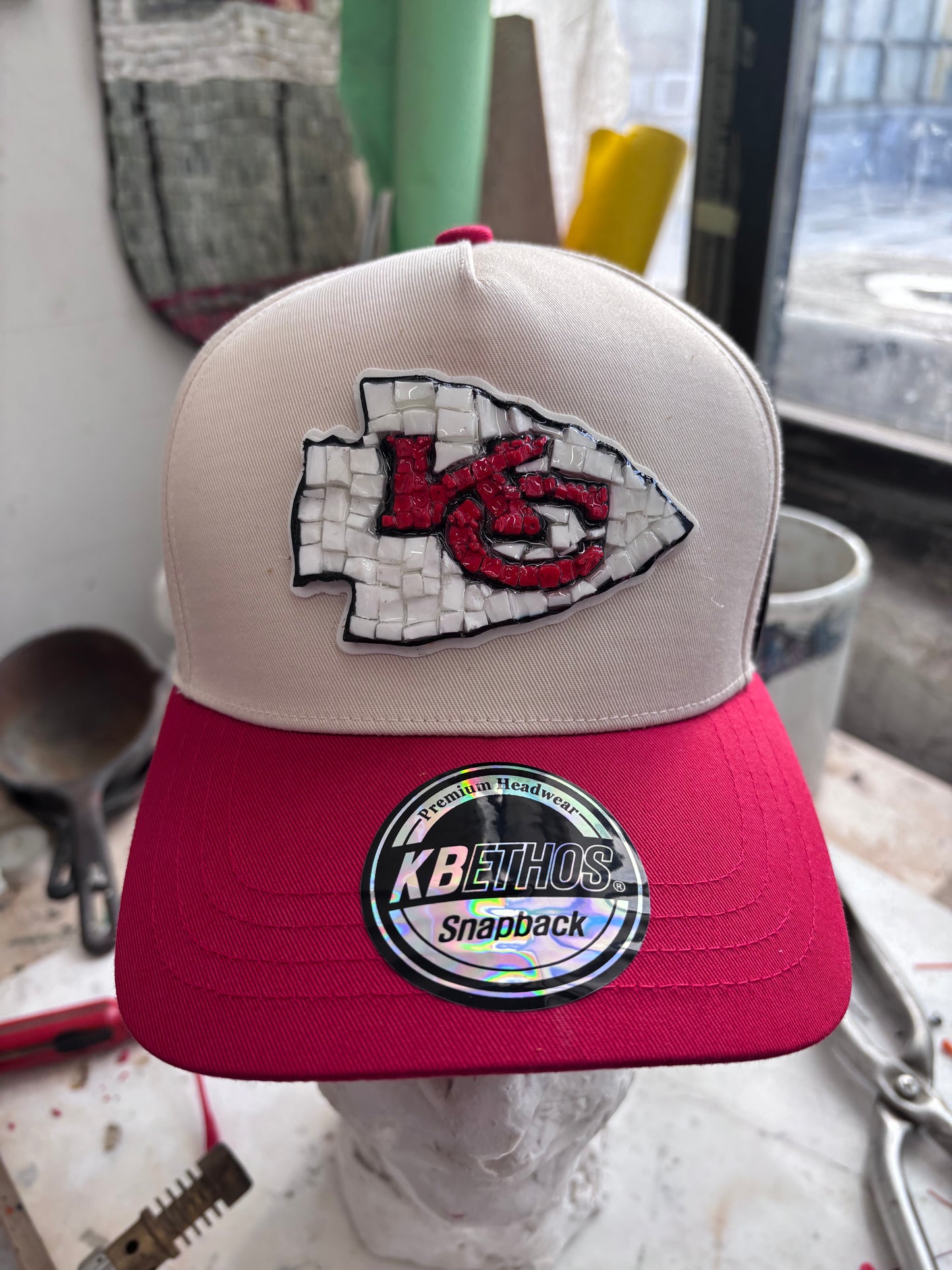 Chiefs Glass Mosaic Baseball Cap