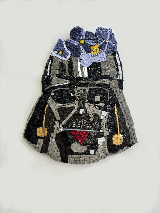 Darth Kahlo Roman Style Mosaic