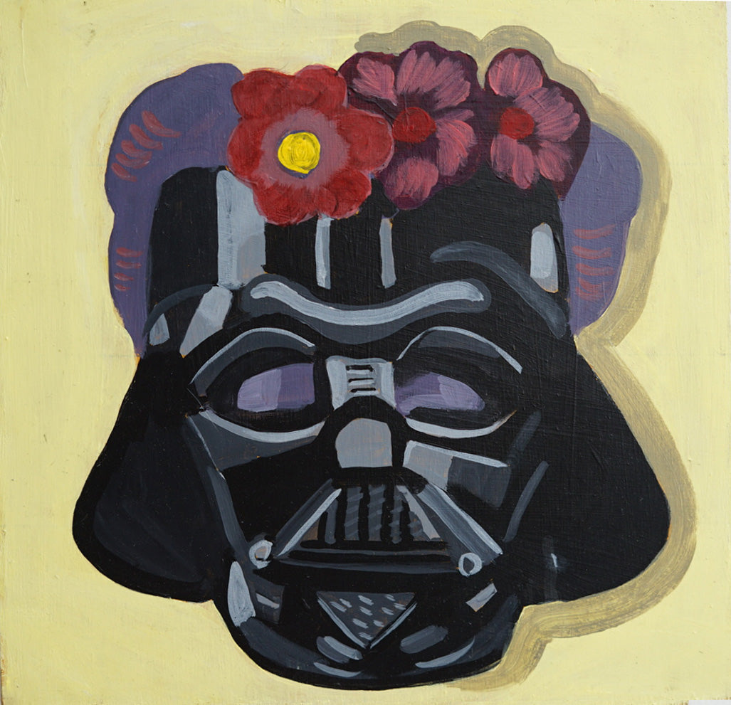 Darth Kahlo  12x12" Acrylic Painting