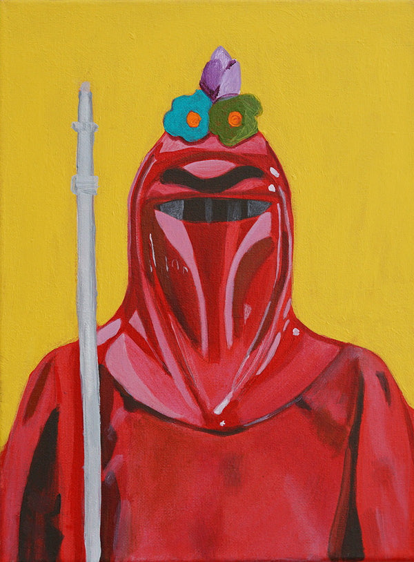 Imperial Guard Kahlo Acrylic 9x12 inch Painting