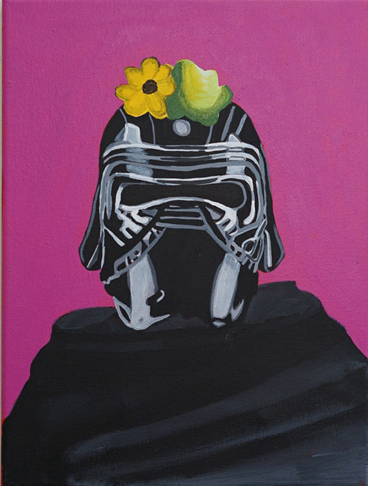 Kylo Kahlo  9x12 inches  Acrylic Painting