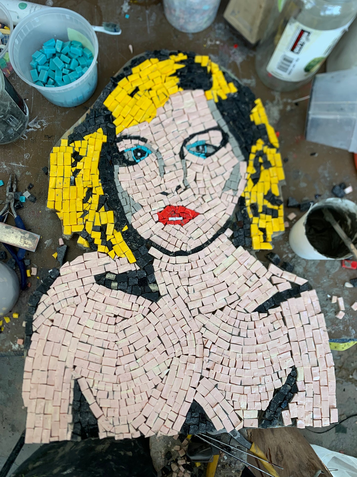 Debby Harry Roman Style Mosaic