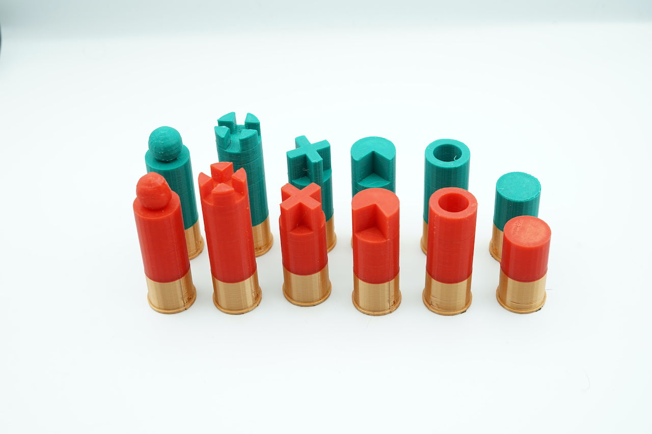 Shot Gun Shell Chess Set