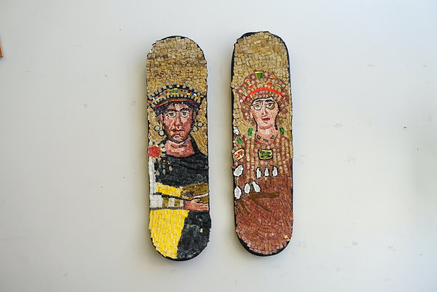 Skateboard Mosaic of Emperor Justinian.
